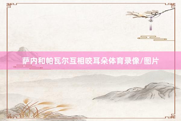萨内和帕瓦尔互相咬耳朵体育录像/图片