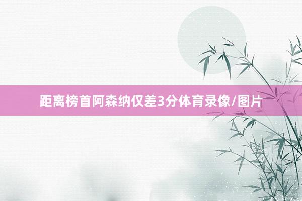 距离榜首阿森纳仅差3分体育录像/图片