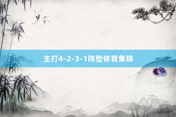 主打4-2-3-1阵型体育集锦