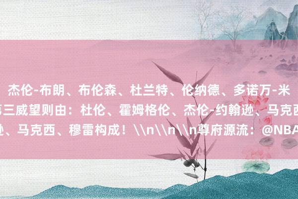 杰伦-布朗、布伦森、杜兰特、伦纳德、多诺万-米切尔入选第二威望！第三威望则由：杜伦、霍姆格伦、杰伦-约翰逊、马克西、穆雷构成！\n\n\n尊府源流：@NBA体育最新信息